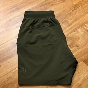 lululemon athletica Olive Green Men's Athletic Shorts
